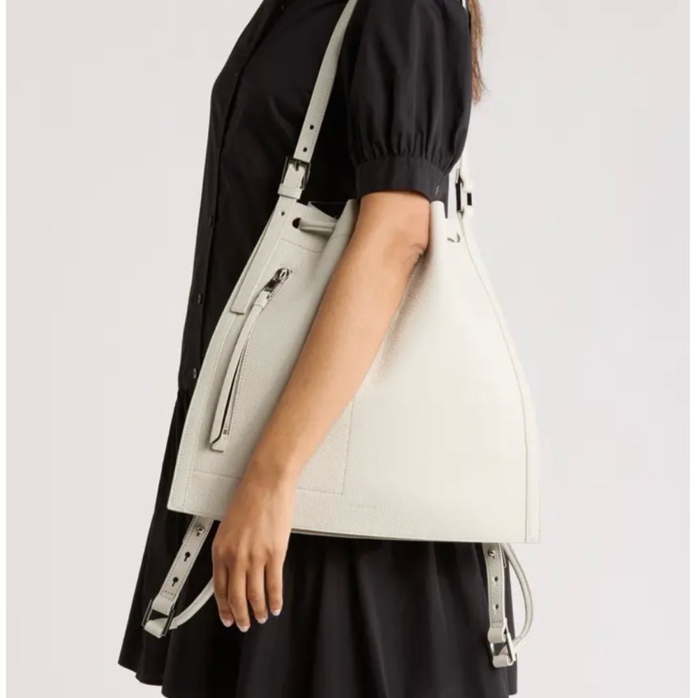 Allsaints Convertible Leather Backpack